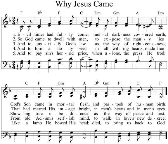 Why Jesus Came