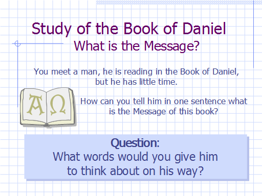 What Is The Main Message Of The Book Of Daniel